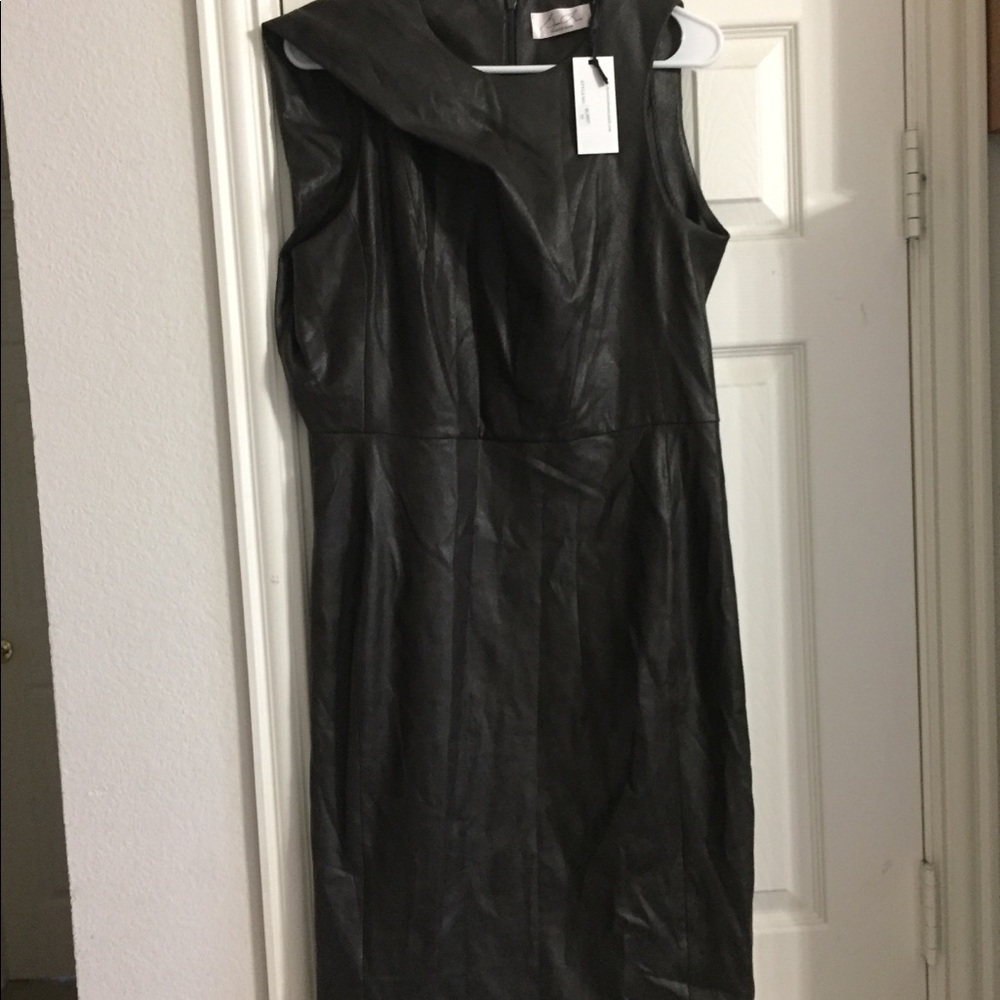Fake Leather dress still with tags